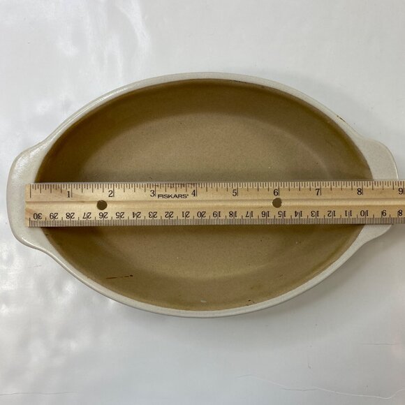 Pampered Chef Family Stoneware Cooking Stone Oval 8.25" Baking Dish - Picture 5 of 7